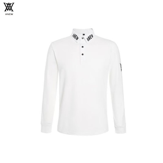 ANEW 어뉴골프 7종 남성 넥라인 긴팔 카라 티셔츠